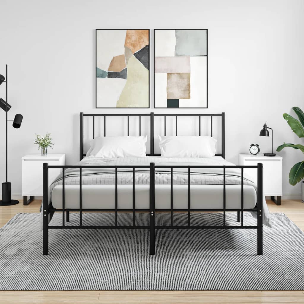 Nachtkastjes 2 st 40x30x50 cm bewerkt hout hoogglans wit is nu te koop bij PeponiXL, paradijselijk wonen!