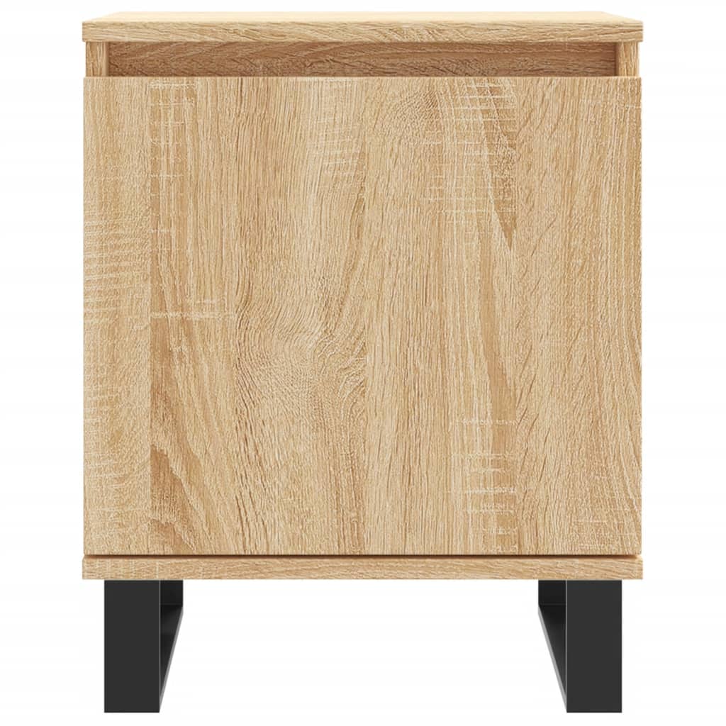 Nachtkastjes 2 st 40x30x50 cm bewerkt hout sonoma eikenkleurig is nu te koop bij PeponiXL, paradijselijk wonen!