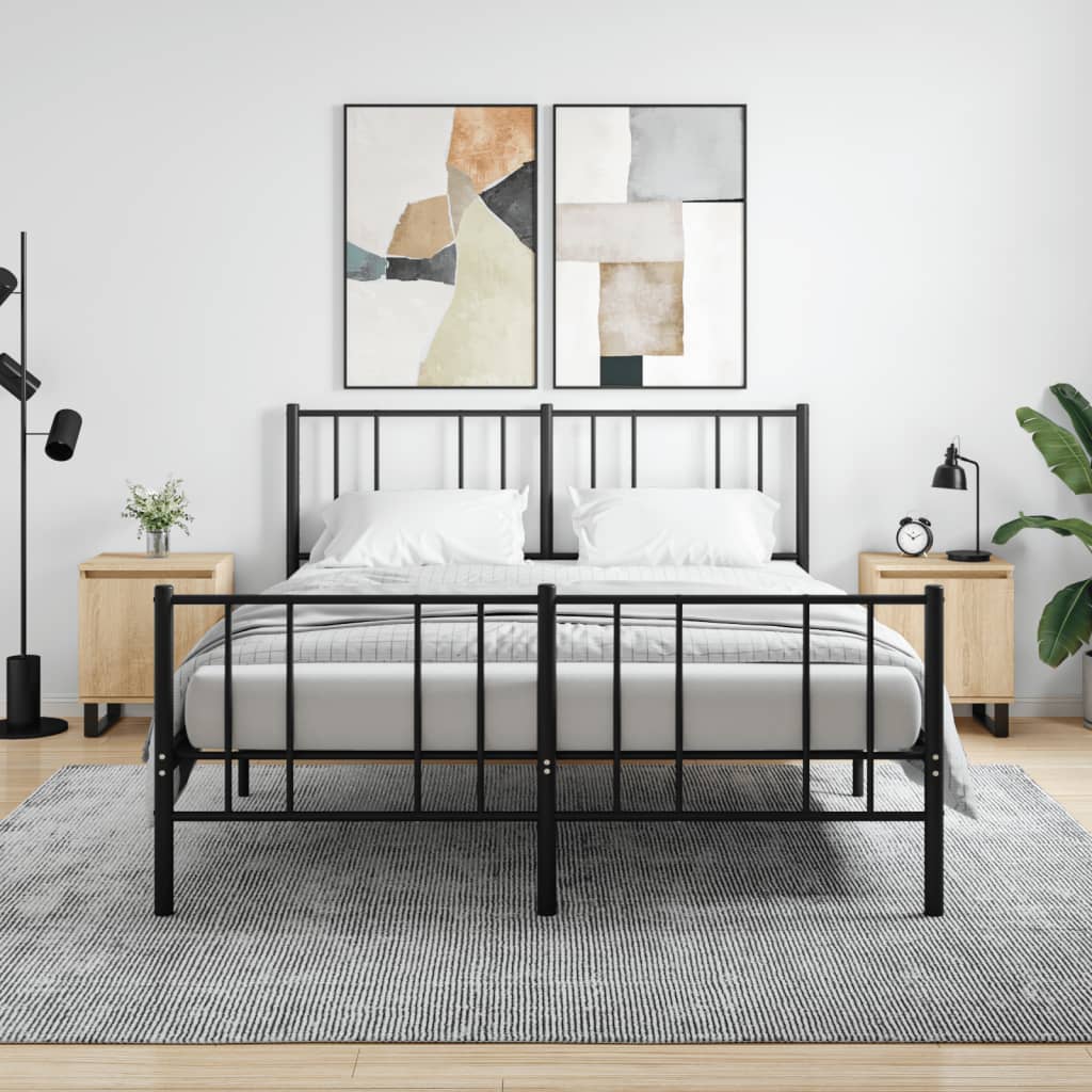Nachtkastjes 2 st 40x30x50 cm bewerkt hout sonoma eikenkleurig is nu te koop bij PeponiXL, paradijselijk wonen!