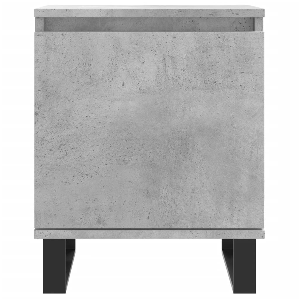 Nachtkastjes 2 st 40x30x50 cm bewerkt hout betongrijs is nu te koop bij PeponiXL, paradijselijk wonen!
