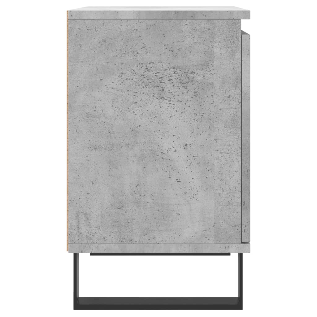 Nachtkastjes 2 st 40x30x50 cm bewerkt hout betongrijs is nu te koop bij PeponiXL, paradijselijk wonen!