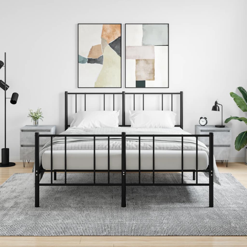 Nachtkastjes 2 st 40x35x50 cm bewerkt hout betongrijs is nu te koop bij PeponiXL, paradijselijk wonen!