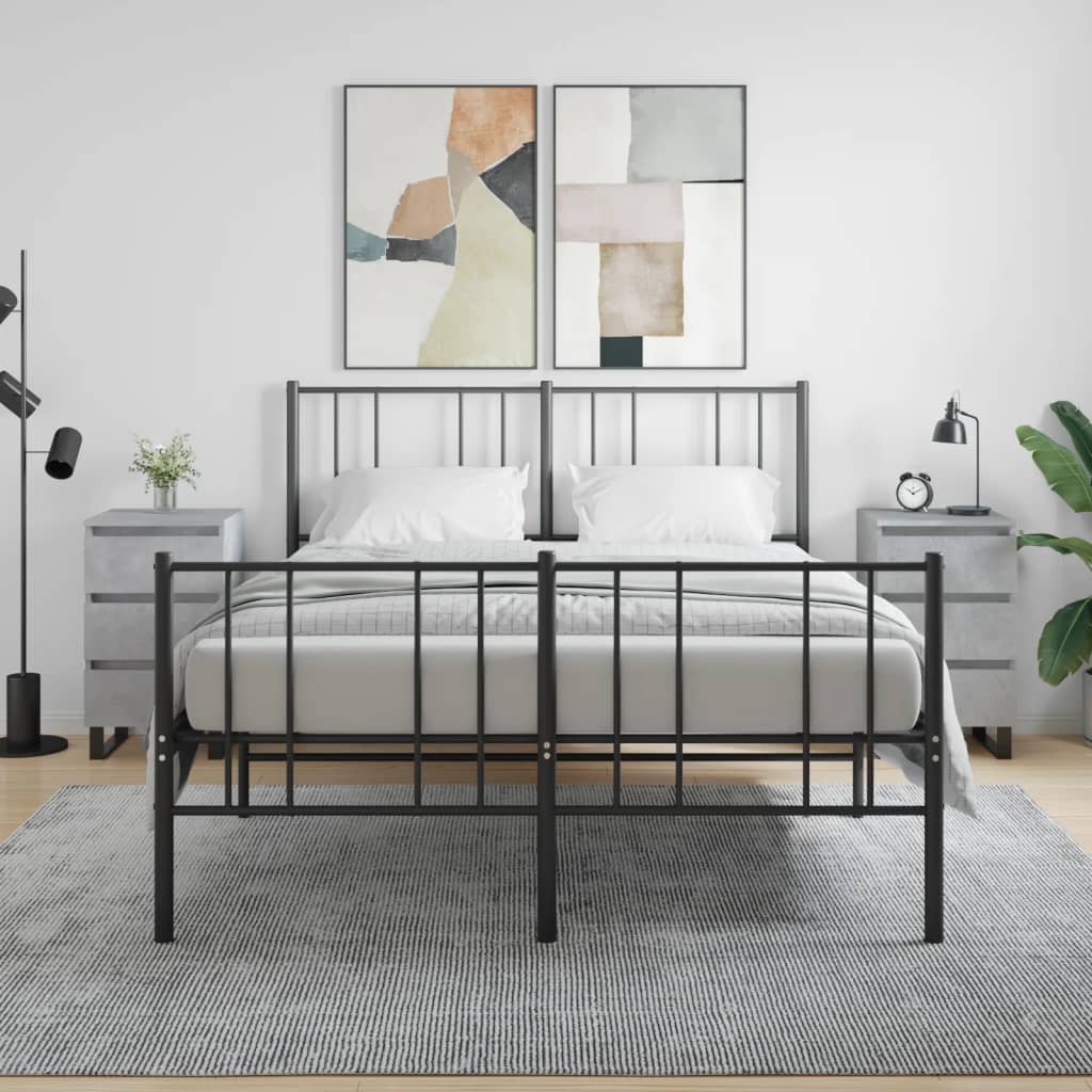 Nachtkastjes 2 st 40x35x69 cm bewerkt hout betongrijs is nu te koop bij PeponiXL, paradijselijk wonen!