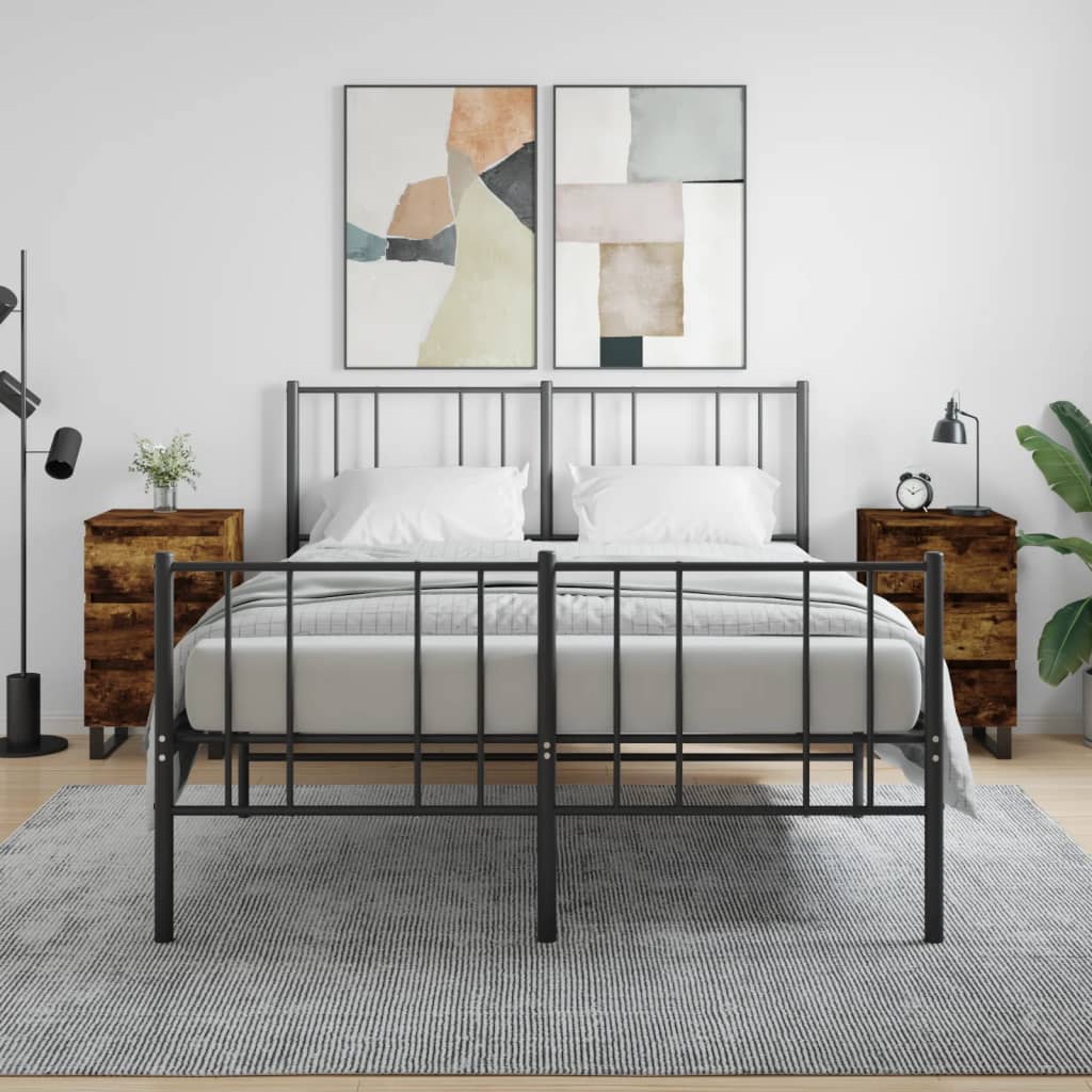 Nachtkastjes 2 st 40x35x69 cm bewerkt hout gerookt eikenkleurig is nu te koop bij PeponiXL, paradijselijk wonen!