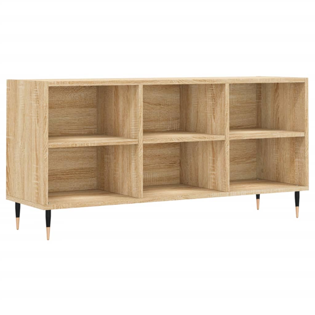 Tv-meubel 103,5x30x50 cm bewerkt hout sonoma eikenkleurig is nu te koop bij PeponiXL, paradijselijk wonen!