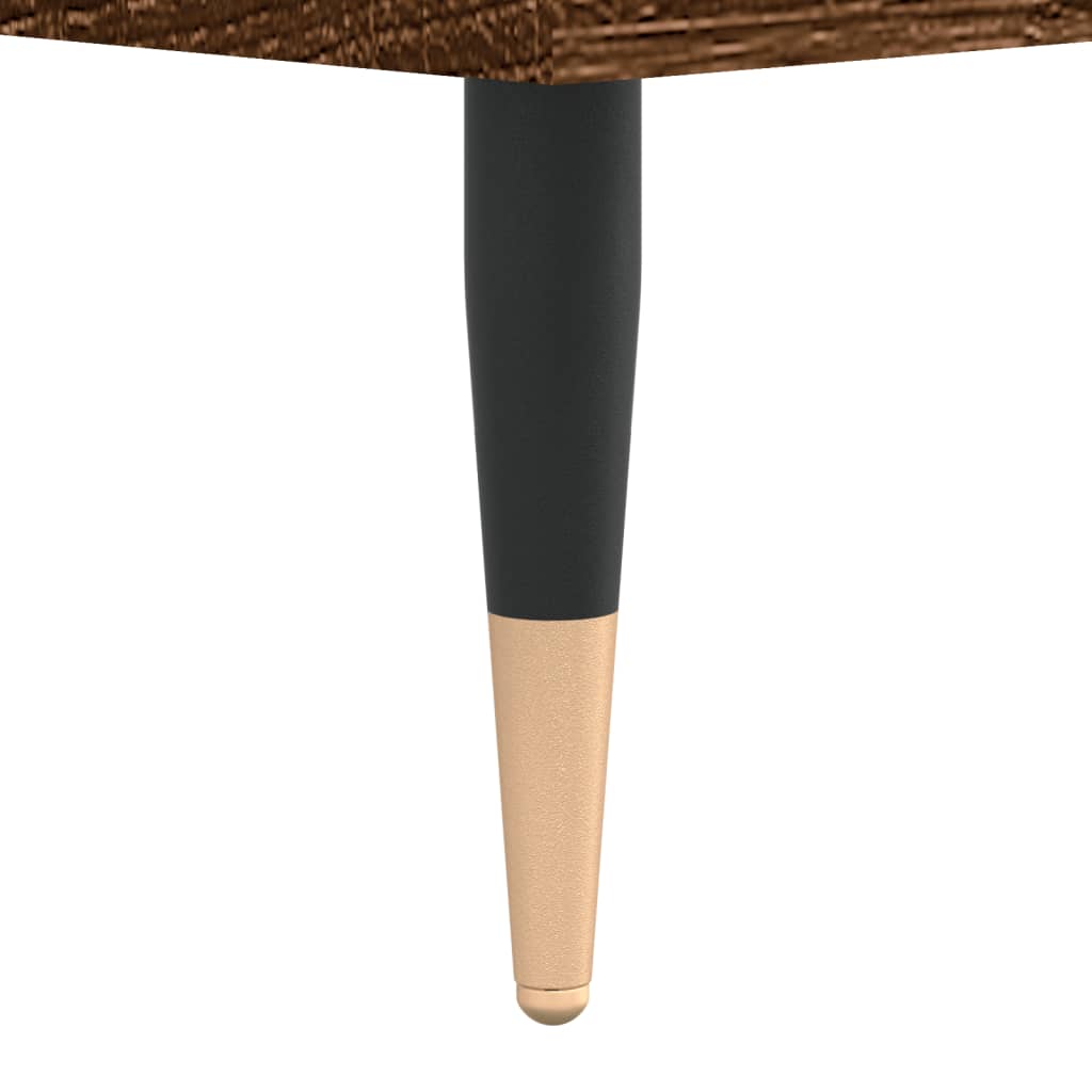 Salontafel 60x60x30 cm bewerkt hout bruineiken is nu te koop bij PeponiXL, paradijselijk wonen!