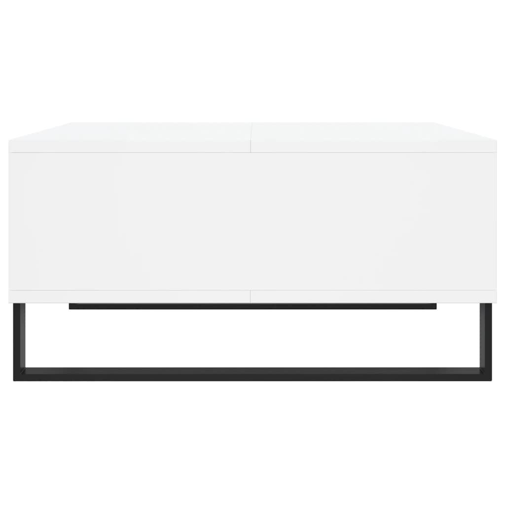 Salontafel 60x60x30 cm bewerkt hout wit is nu te koop bij PeponiXL, paradijselijk wonen!