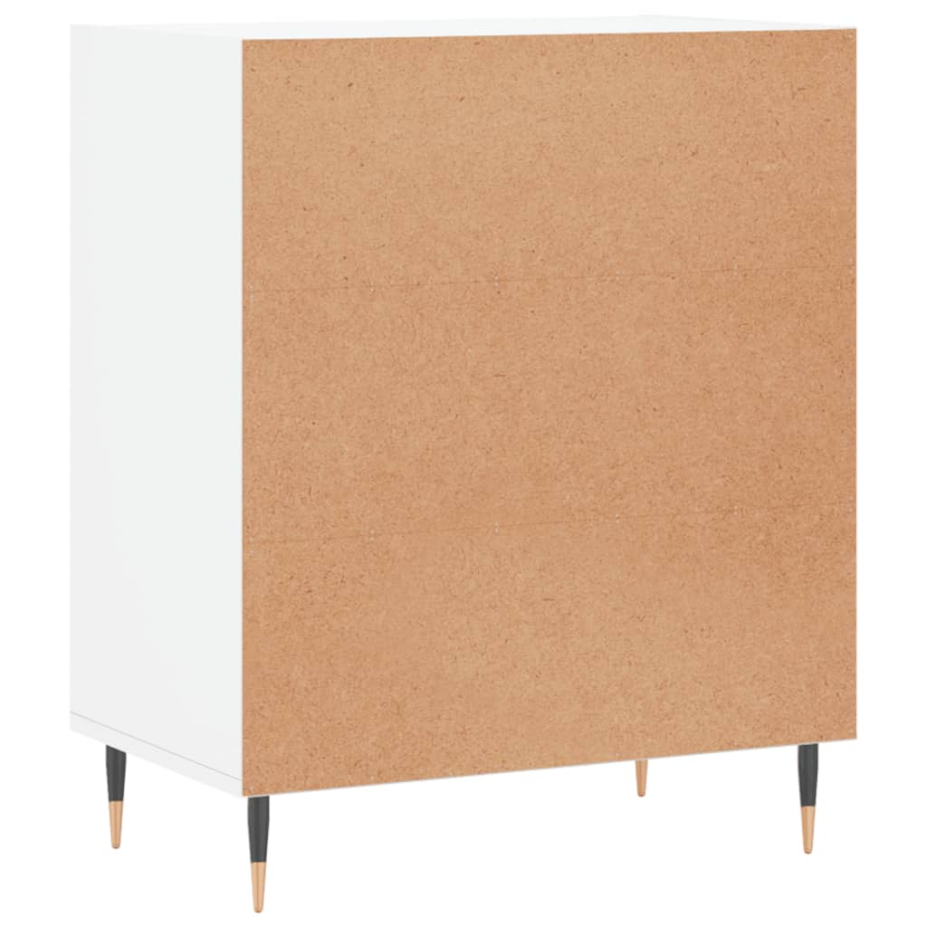 Dressoir 57x35x70 cm bewerkt hout wit is nu te koop bij PeponiXL, paradijselijk wonen!