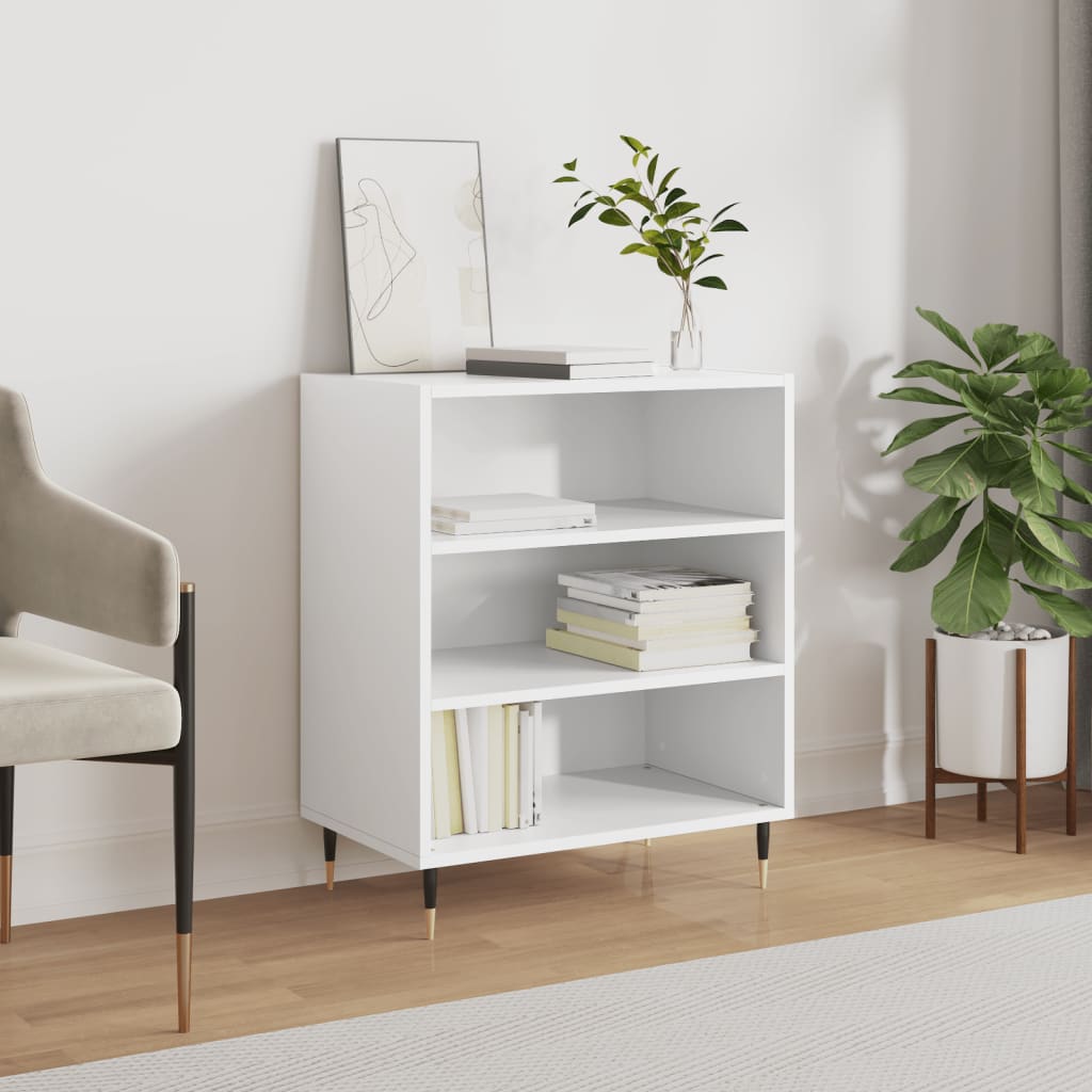 Dressoir 57x35x70 cm bewerkt hout wit is nu te koop bij PeponiXL, paradijselijk wonen!