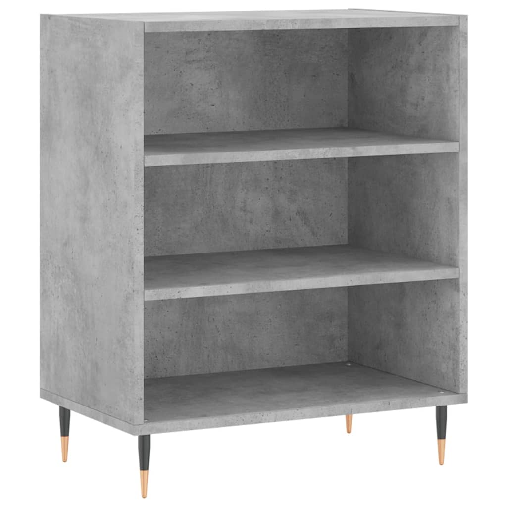 Dressoir 57x35x70 cm bewerkt hout betongrijs is nu te koop bij PeponiXL, paradijselijk wonen!