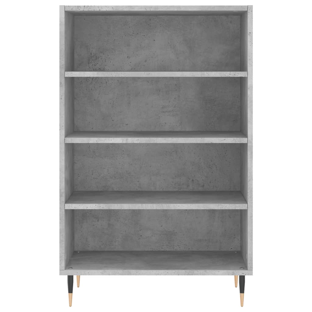 Hoge kast 57x35x90 cm bewerkt hout betongrijs is nu te koop bij PeponiXL, paradijselijk wonen!
