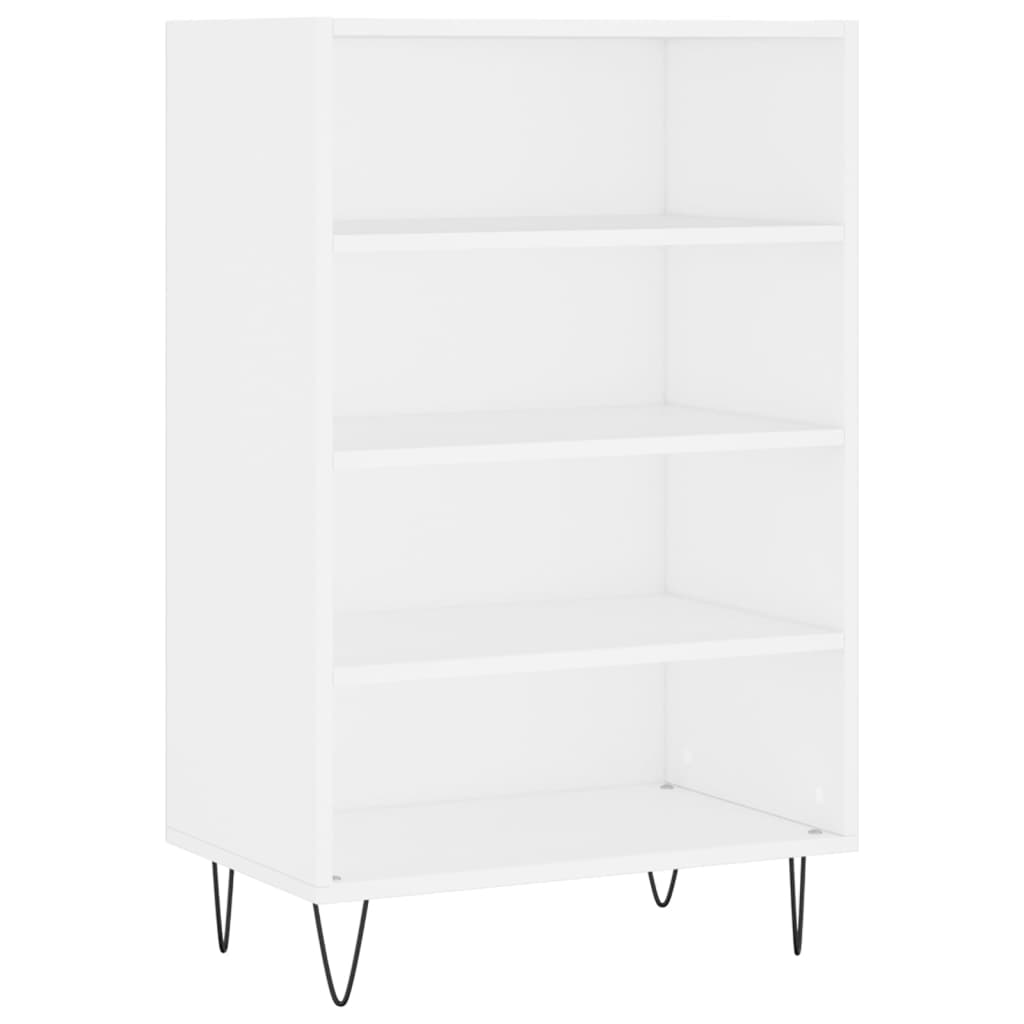 Hoge kast 57x35x90 cm bewerkt hout wit is nu te koop bij PeponiXL, paradijselijk wonen!