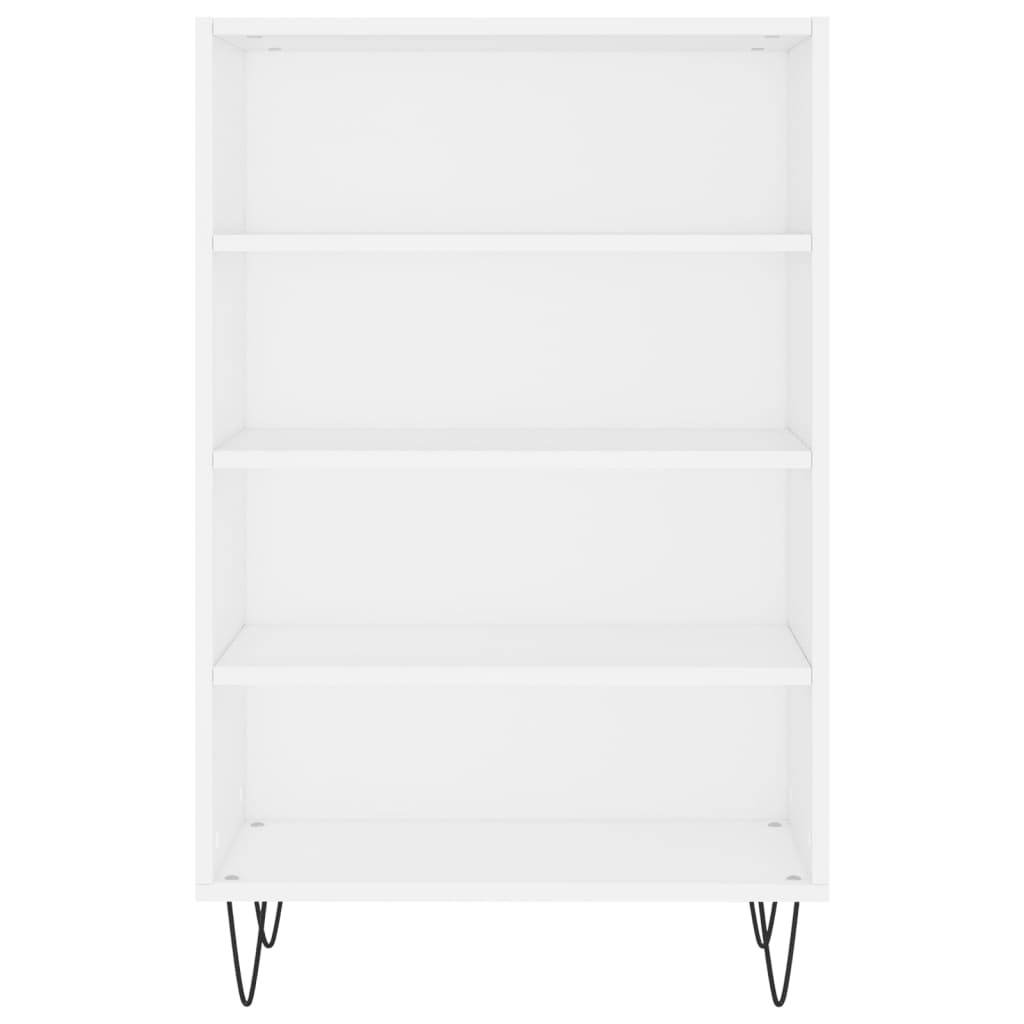 Hoge kast 57x35x90 cm bewerkt hout wit is nu te koop bij PeponiXL, paradijselijk wonen!