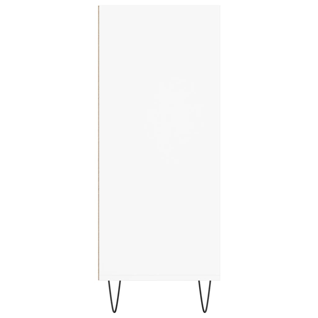 Hoge kast 57x35x90 cm bewerkt hout wit is nu te koop bij PeponiXL, paradijselijk wonen!