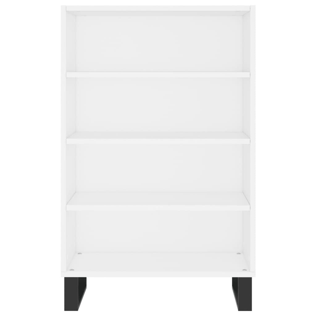 Hoge kast 57x35x90 cm bewerkt hout wit is nu te koop bij PeponiXL, paradijselijk wonen!