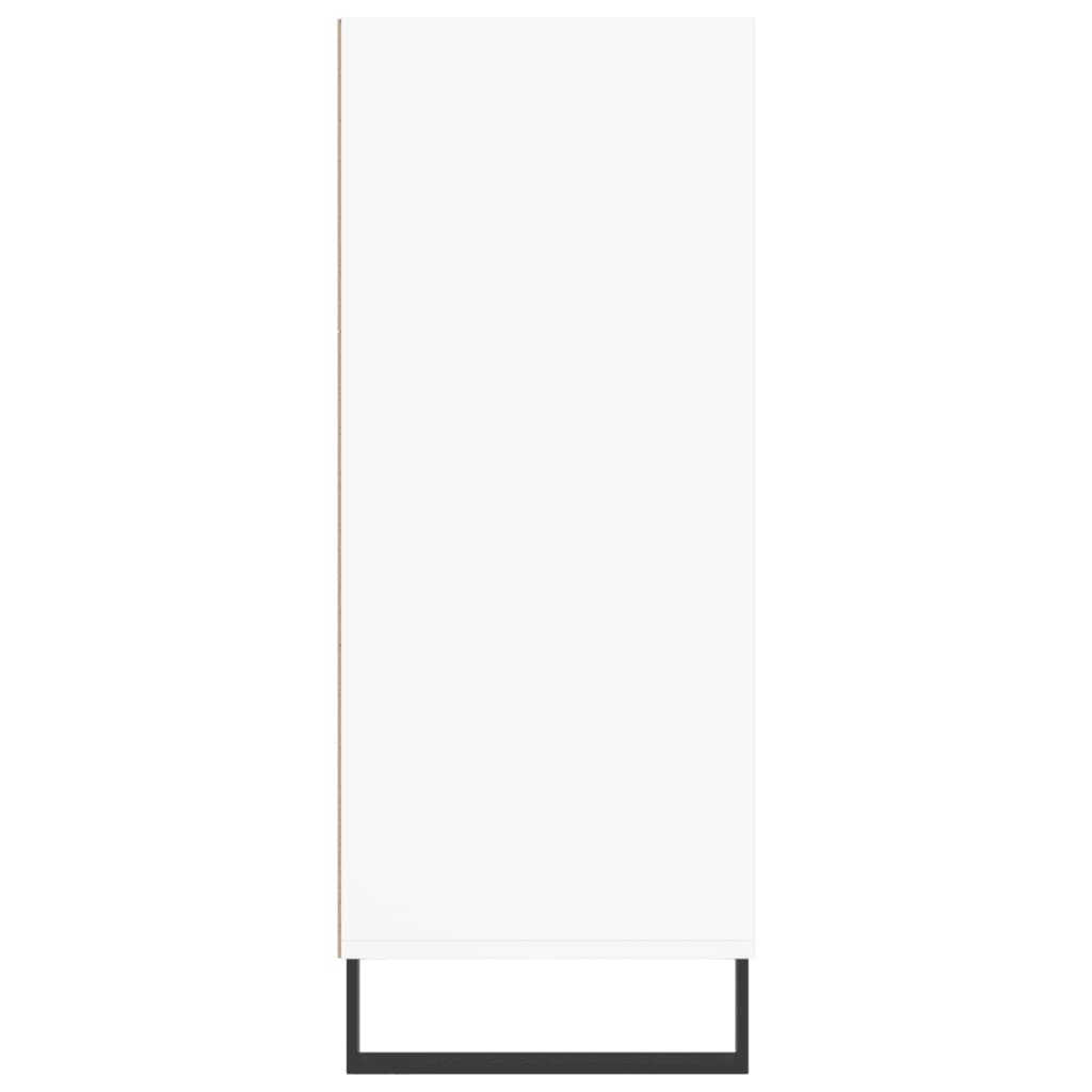 Hoge kast 57x35x90 cm bewerkt hout wit is nu te koop bij PeponiXL, paradijselijk wonen!