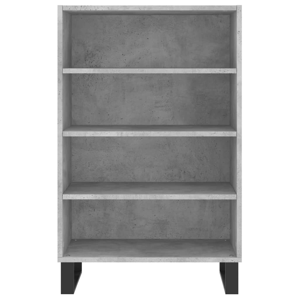 Hoge kast 57x35x90 cm bewerkt hout betongrijs is nu te koop bij PeponiXL, paradijselijk wonen!