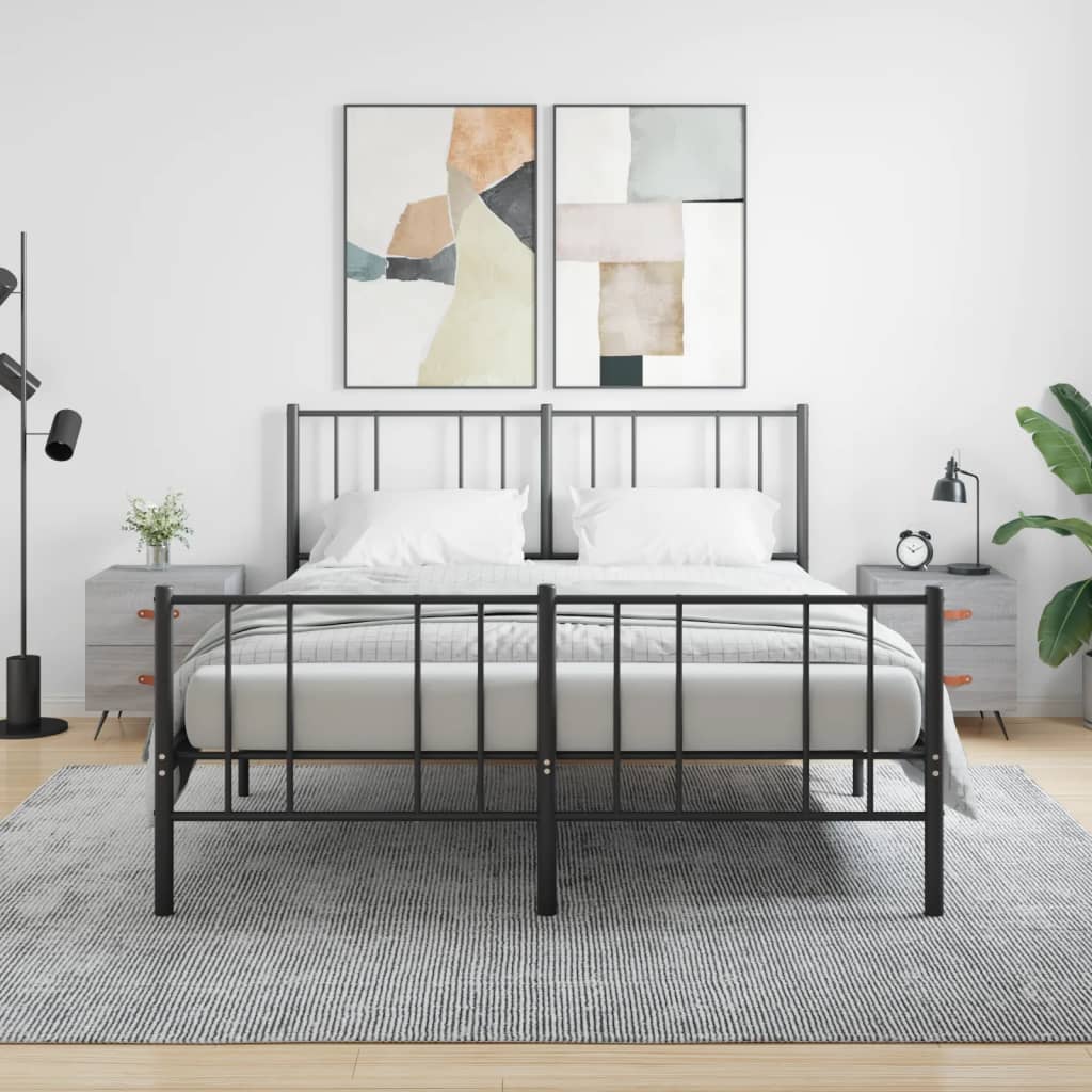 Nachtkastjes 2 st 40x35x47,5 cm bewerkt hout grijs sonoma eiken is nu te koop bij PeponiXL, paradijselijk wonen!