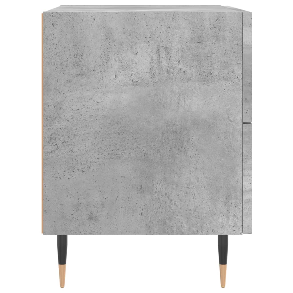 Nachtkastjes 2 st 40x35x47,5 cm bewerkt hout betongrijs is nu te koop bij PeponiXL, paradijselijk wonen!