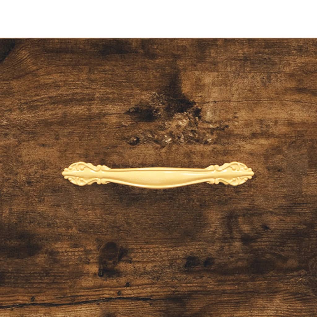 Nachtkastjes 2 st 40x35x47,5 cm bewerkt hout gerookt eikenkleur is nu te koop bij PeponiXL, paradijselijk wonen!