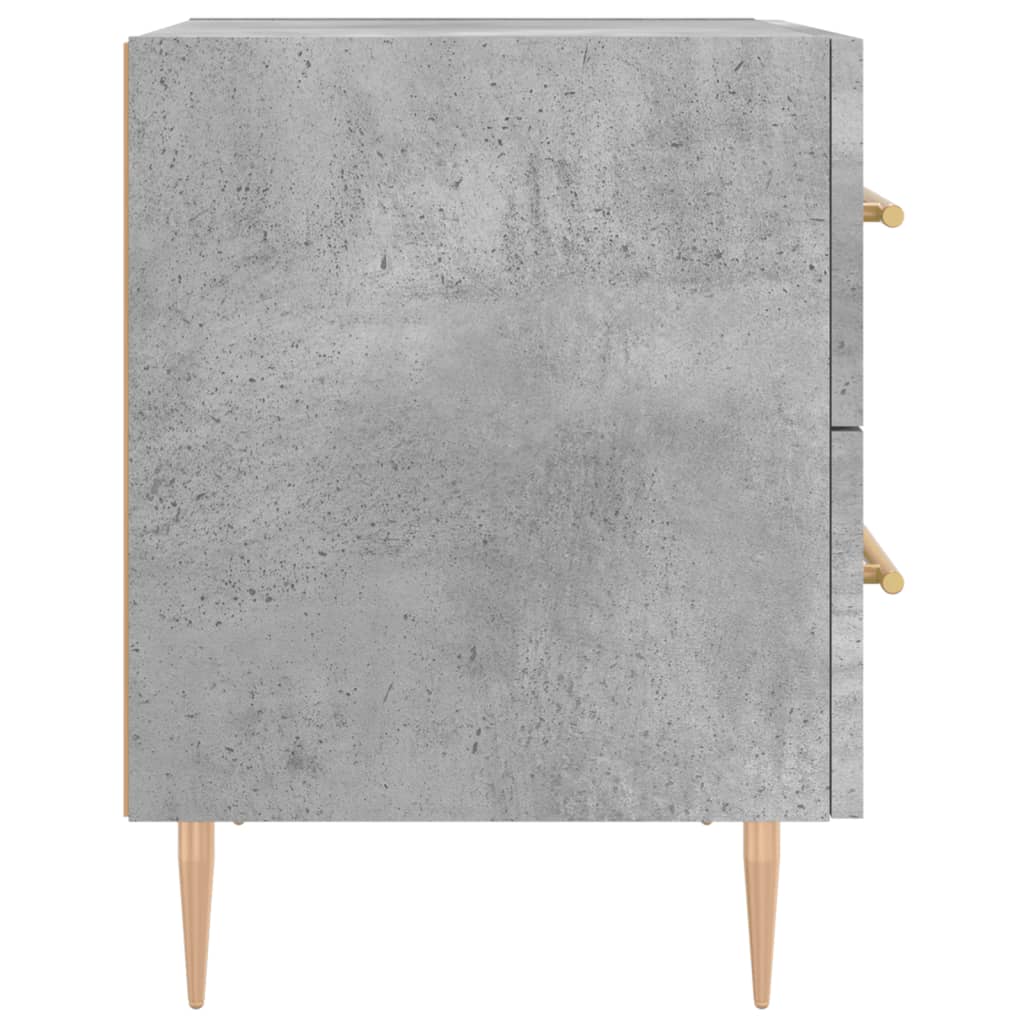 Nachtkastjes 2 st 40x35x47,5 cm bewerkt hout betongrijs is nu te koop bij PeponiXL, paradijselijk wonen!