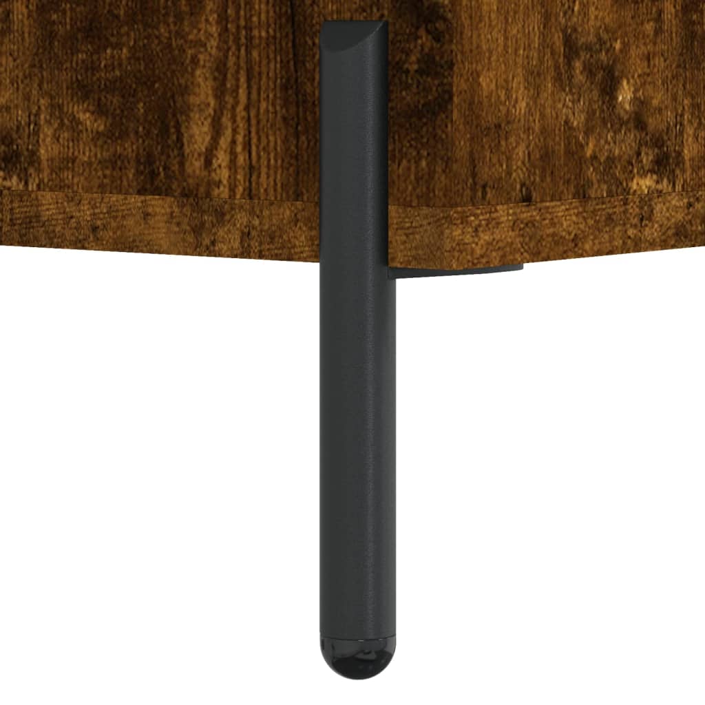 Nachtkastjes 2 st 40x35x47,5 cm bewerkt hout gerookt eikenkleur is nu te koop bij PeponiXL, paradijselijk wonen!