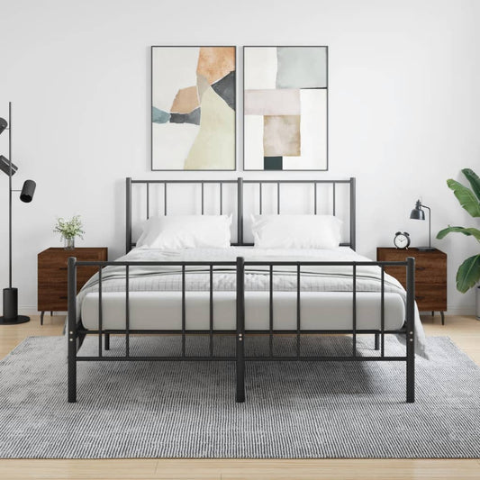 Nachtkastjes 2 st 40x35x47,5 cm bewerkt hout bruin eikenkleur is nu te koop bij PeponiXL, paradijselijk wonen!