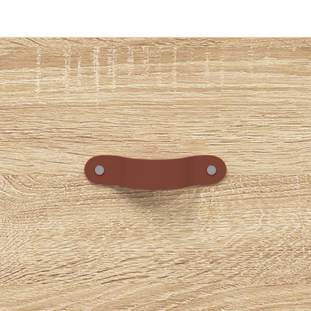 Nachtkastjes 2 st 40x35x47,5 cm bewerkt hout sonoma eikenkleur is nu te koop bij PeponiXL, paradijselijk wonen!