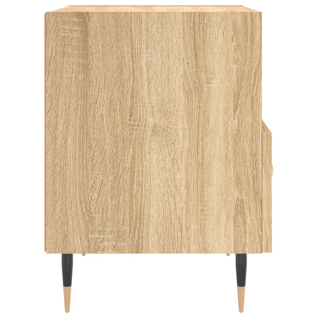 Nachtkastjes 2 st 40x35x47,5 cm bewerkt hout sonoma eikenkleur is nu te koop bij PeponiXL, paradijselijk wonen!
