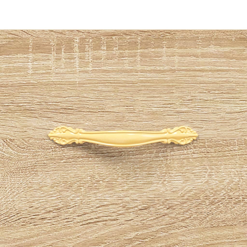 Nachtkastjes 2 st 40x35x47,5 cm bewerkt hout sonoma eikenkleur is nu te koop bij PeponiXL, paradijselijk wonen!