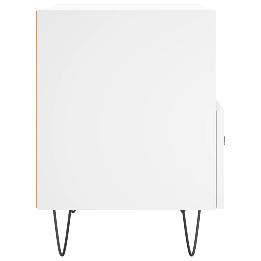 Nachtkastjes 2 st 40x35x47,5 cm bewerkt hout wit is nu te koop bij PeponiXL, paradijselijk wonen!