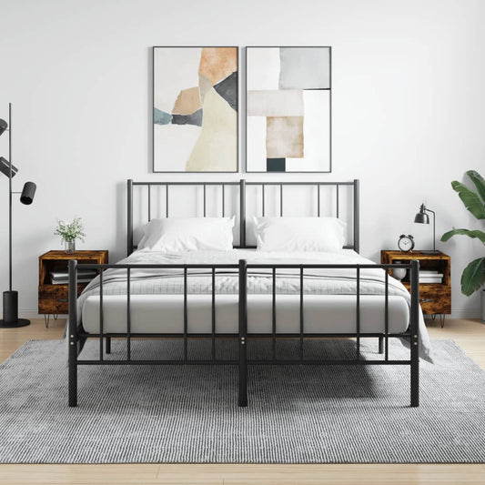 Nachtkastjes 2 st 40x35x47,5 cm bewerkt hout gerookt eikenkleur is nu te koop bij PeponiXL, paradijselijk wonen!