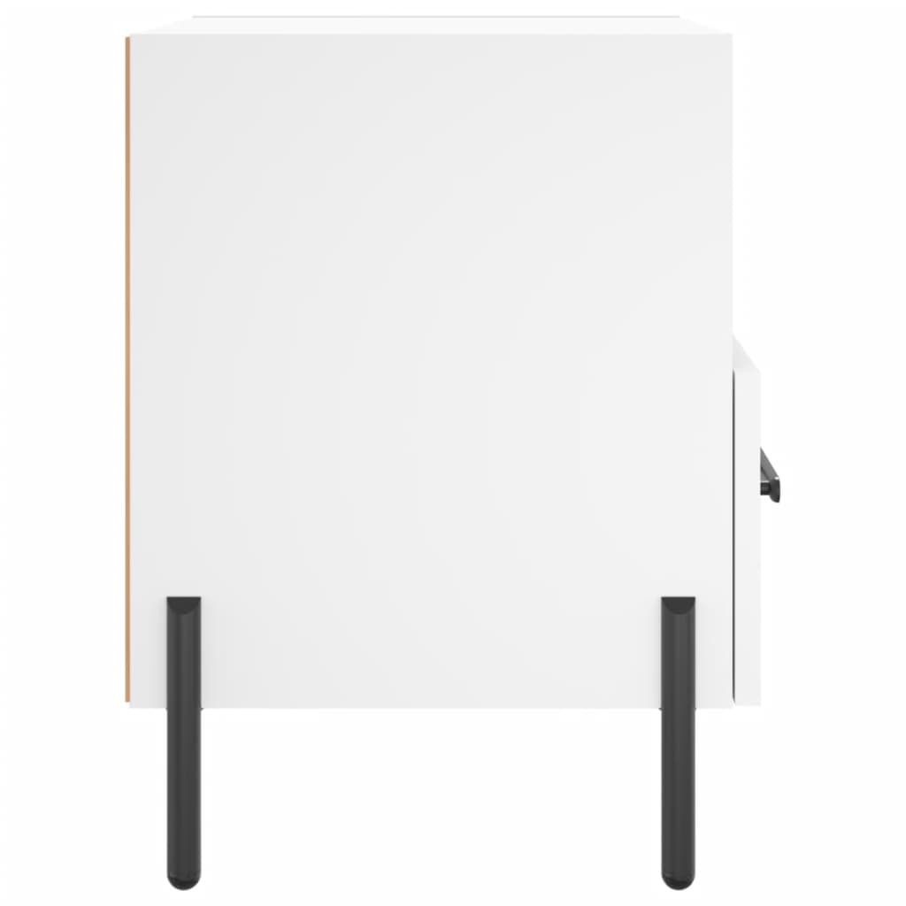 Nachtkastjes 2 st 40x35x47,5 cm bewerkt hout wit is nu te koop bij PeponiXL, paradijselijk wonen!