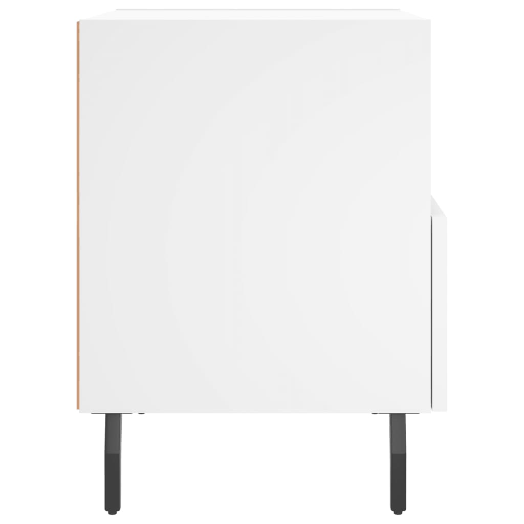 Nachtkastjes 2 st 40x35x47,5 cm bewerkt hout wit is nu te koop bij PeponiXL, paradijselijk wonen!