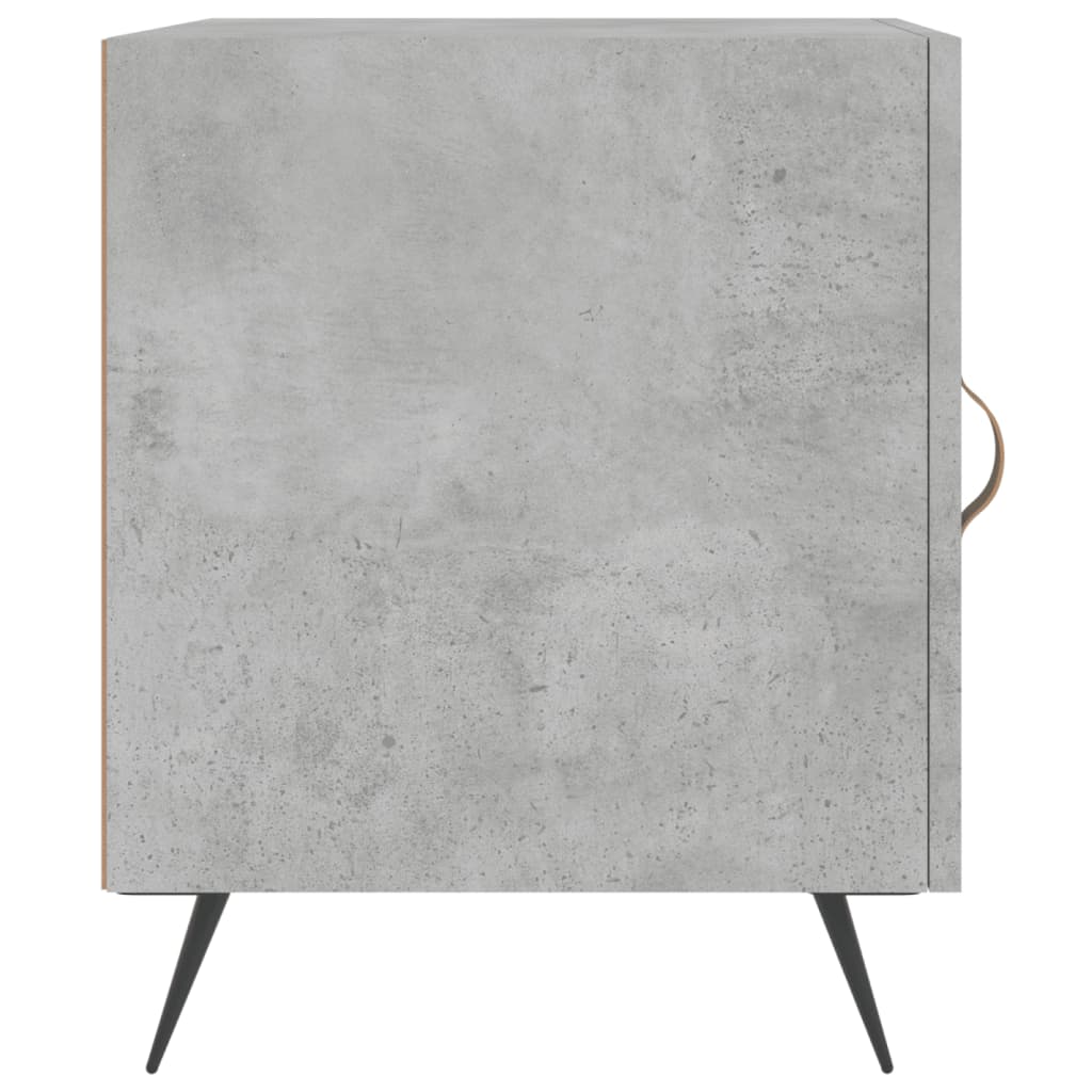 Nachtkastjes 2 st 40x40x50 cm bewerkt hout betongrijs is nu te koop bij PeponiXL, paradijselijk wonen!