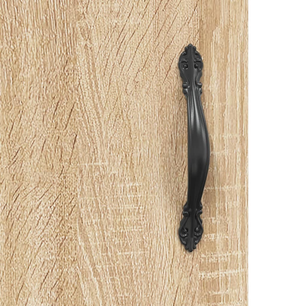 Nachtkastjes 2 st 40x40x50 cm bewerkt hout sonoma eikenkleurig is nu te koop bij PeponiXL, paradijselijk wonen!