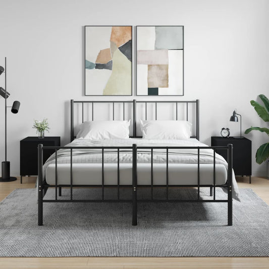 Nachtkastjes 2 st 40x40x50 cm bewerkt hout zwart is nu te koop bij PeponiXL, paradijselijk wonen!