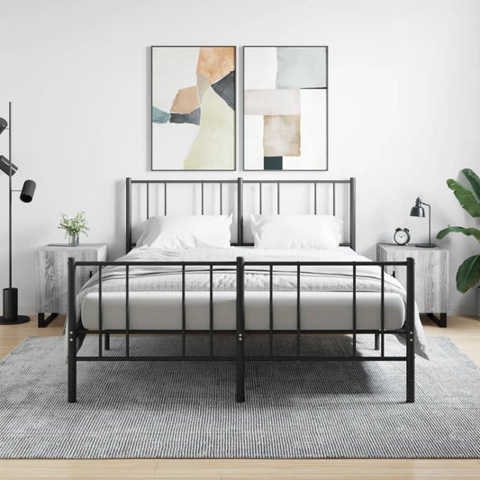 Nachtkastjes 2 st 40x40x50 cm bewerkt hout grijs sonoma eiken is nu te koop bij PeponiXL, paradijselijk wonen!