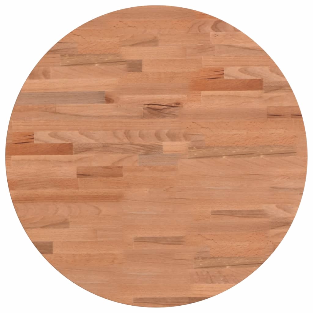 Tafelblad rond Ø50x2,5 cm massief beukenhout is nu te koop bij PeponiXL, paradijselijk wonen!