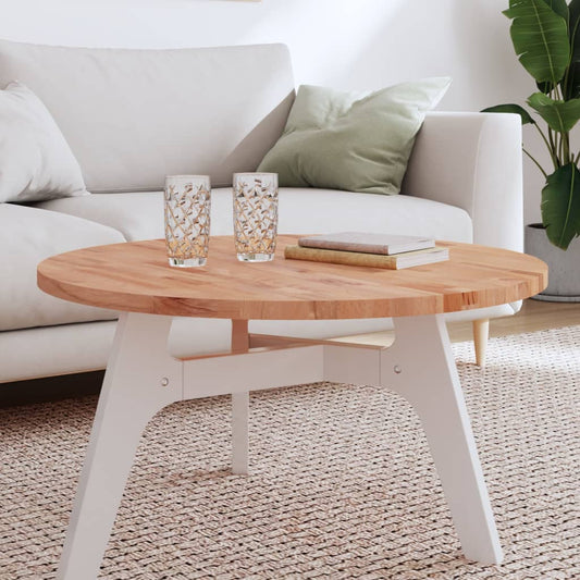 Tafelblad rond Ø80x2,5 cm massief beukenhout is nu te koop bij PeponiXL, paradijselijk wonen!