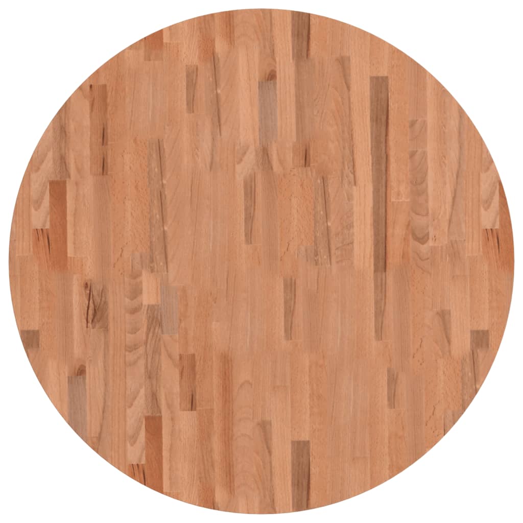 Tafelblad rond Ø90x2,5 cm massief beukenhout is nu te koop bij PeponiXL, paradijselijk wonen!