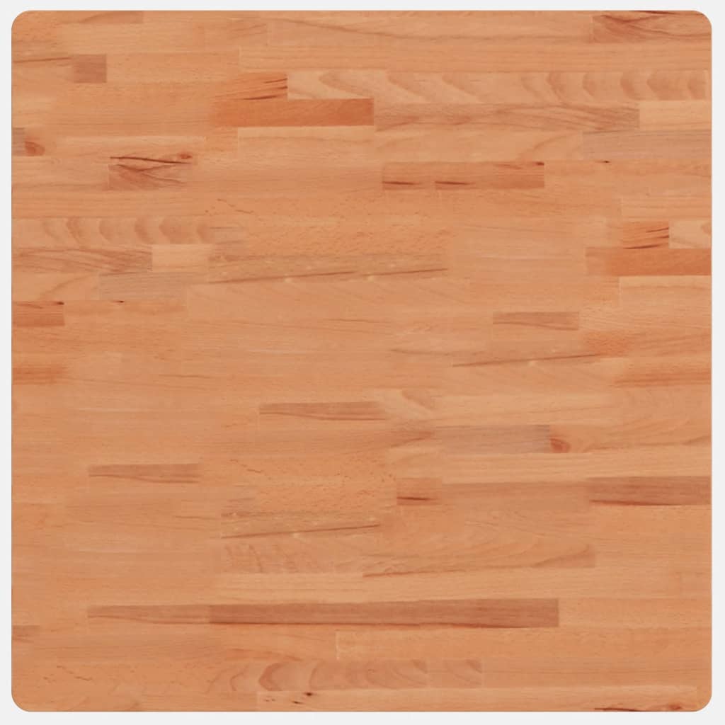 Tafelblad vierkant 70x70x2,5 cm massief beukenhout is nu te koop bij PeponiXL, paradijselijk wonen!