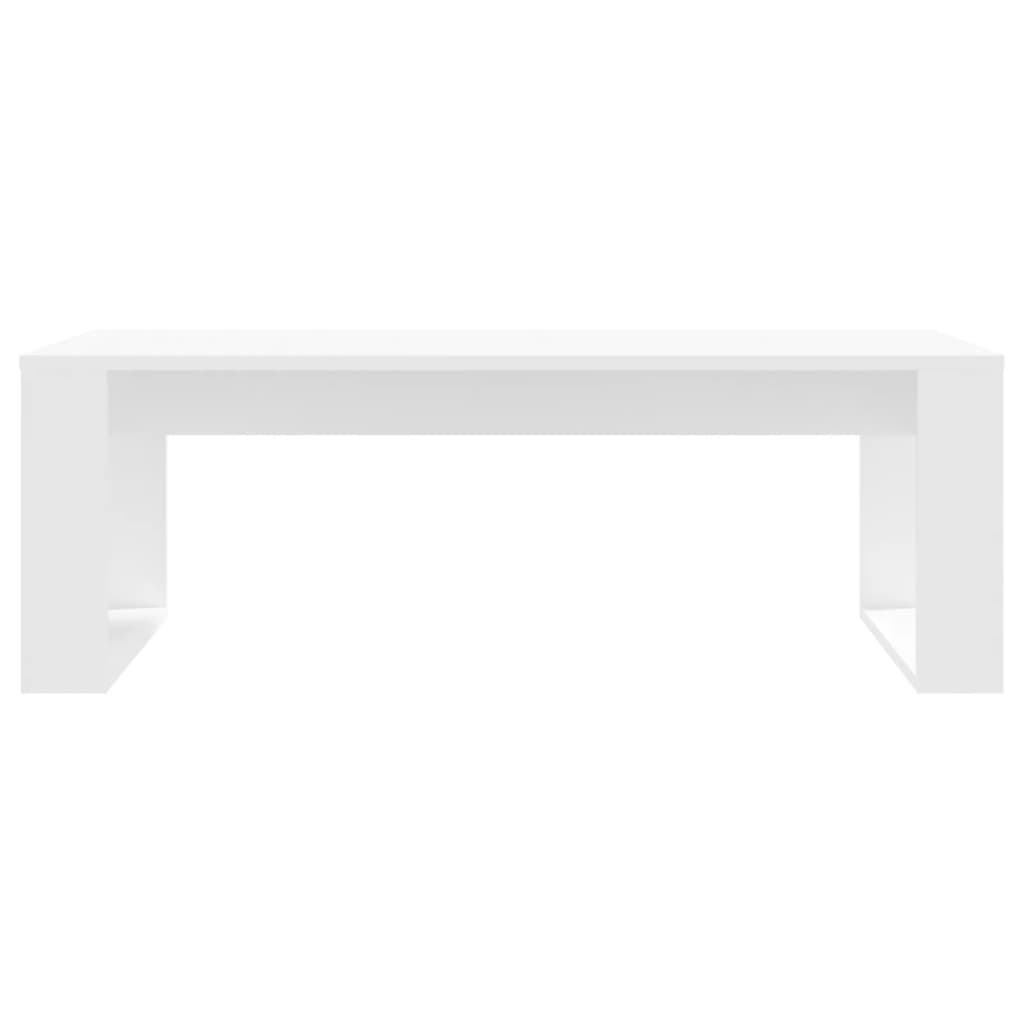 Salontafel 102x50x35 cm bewerkt hout wit is nu te koop bij PeponiXL, paradijselijk wonen!