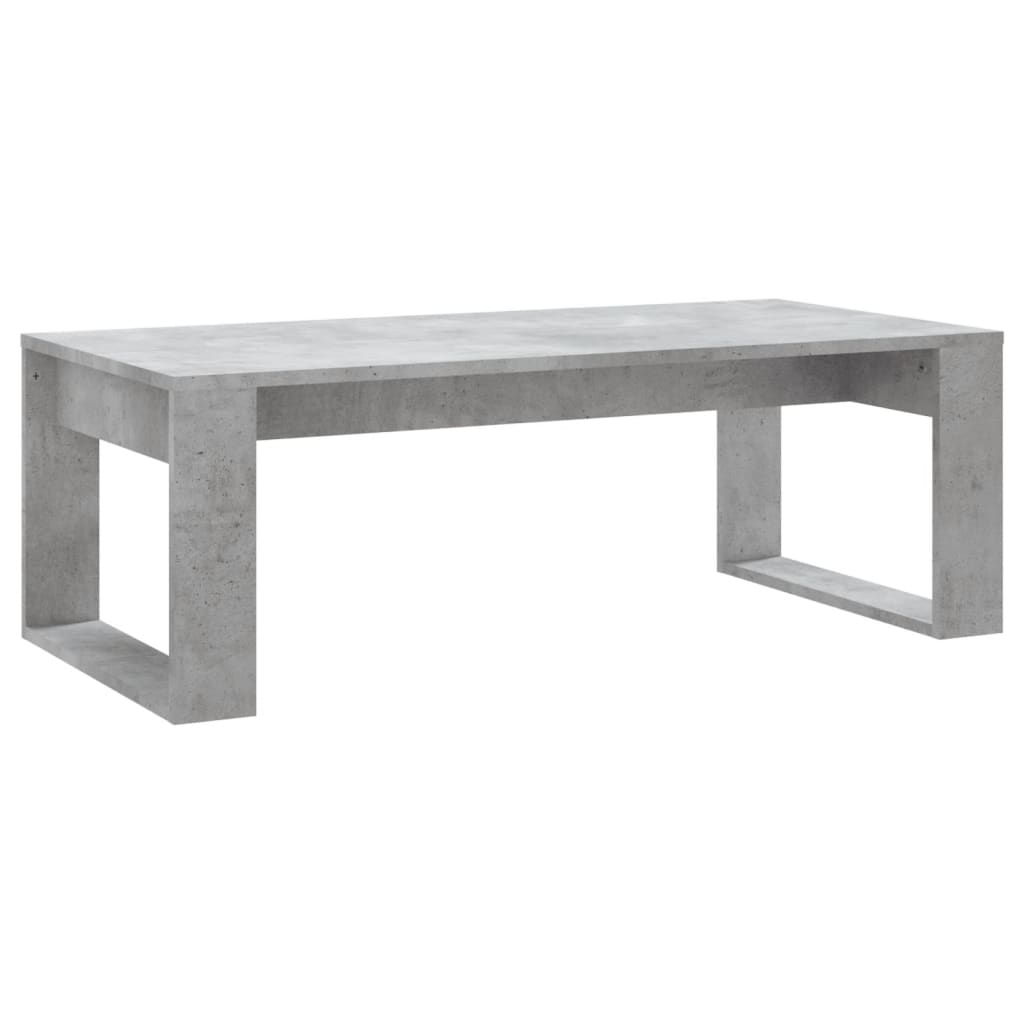 Salontafel 102x50x35 cm bewerkt hout betongrijs is nu te koop bij PeponiXL, paradijselijk wonen!