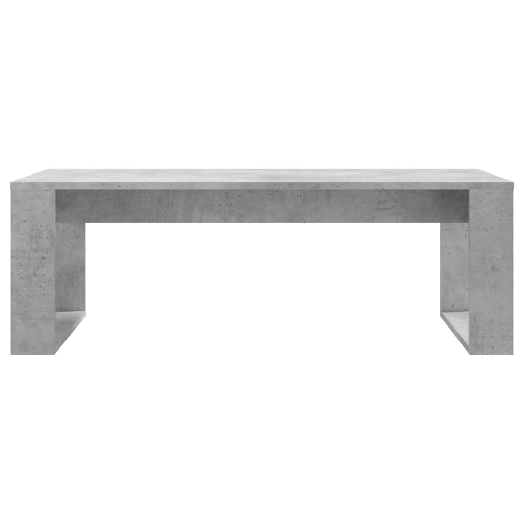 Salontafel 102x50x35 cm bewerkt hout betongrijs is nu te koop bij PeponiXL, paradijselijk wonen!
