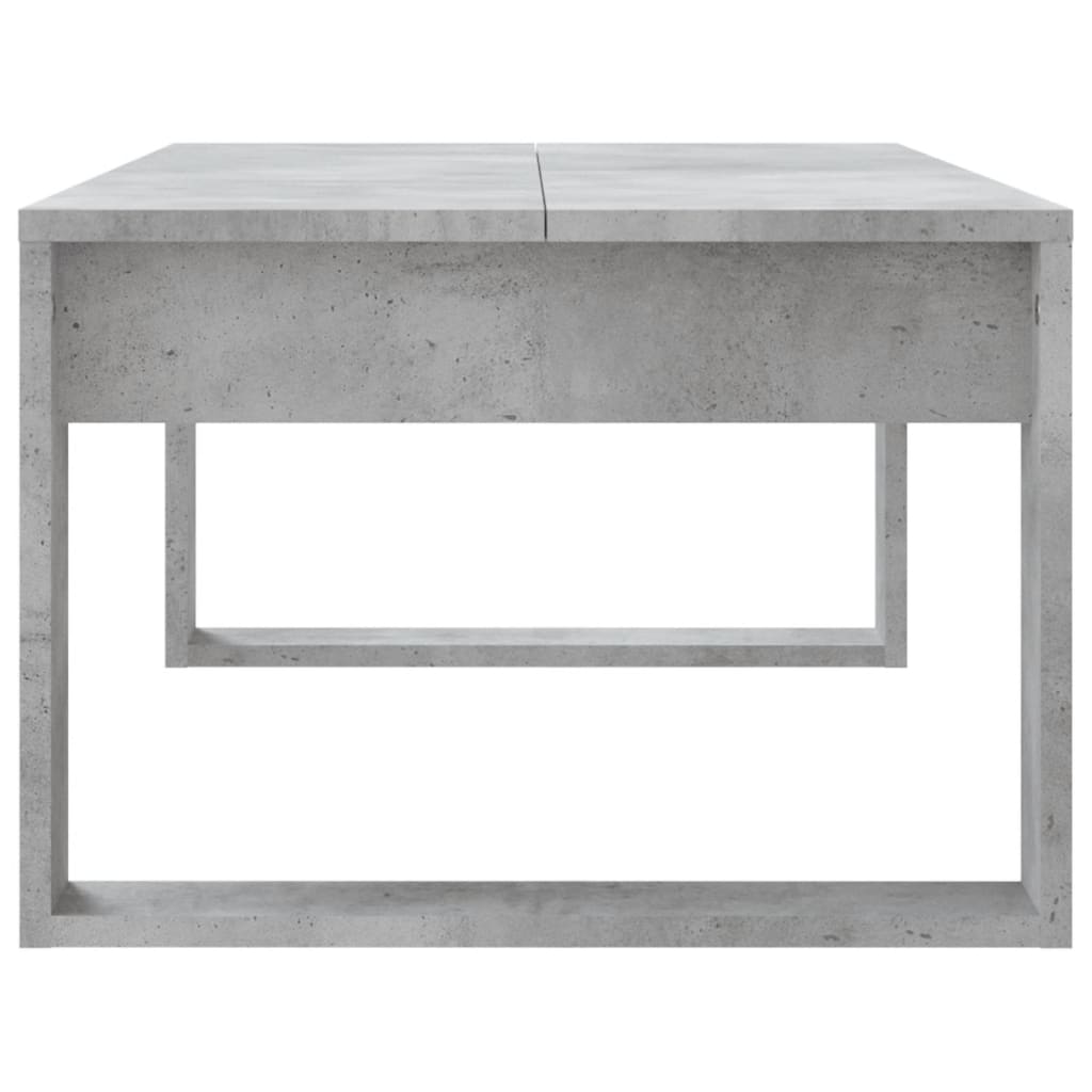 Salontafel 102x50x35 cm bewerkt hout betongrijs is nu te koop bij PeponiXL, paradijselijk wonen!