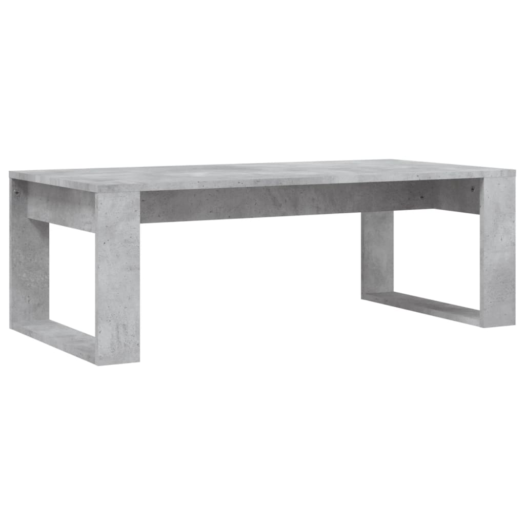 Salontafel 102x50x35 cm bewerkt hout betongrijs is nu te koop bij PeponiXL, paradijselijk wonen!