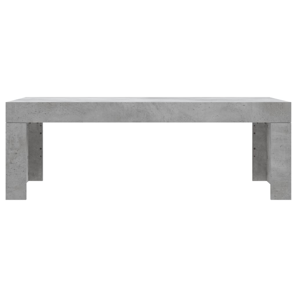 Salontafel 102x50x36 cm bewerkt hout betongrijs is nu te koop bij PeponiXL, paradijselijk wonen!