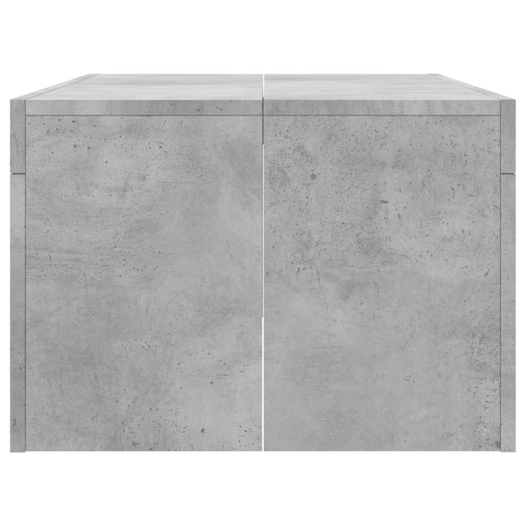 Salontafel 102x50x36 cm bewerkt hout betongrijs is nu te koop bij PeponiXL, paradijselijk wonen!