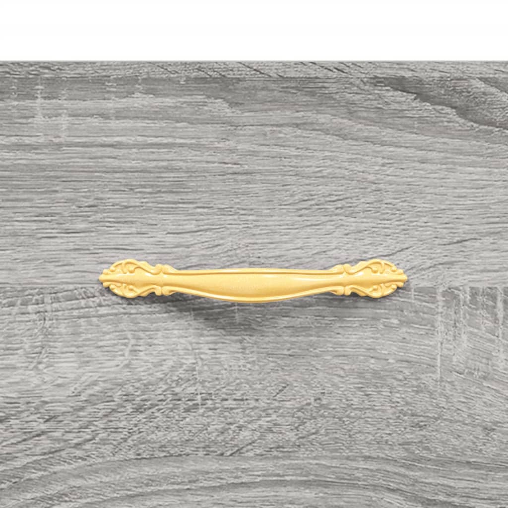 Dressoir 69,5x34x90 cm bewerkt hout grijs sonoma eikenkleurig is nu te koop bij PeponiXL, paradijselijk wonen!